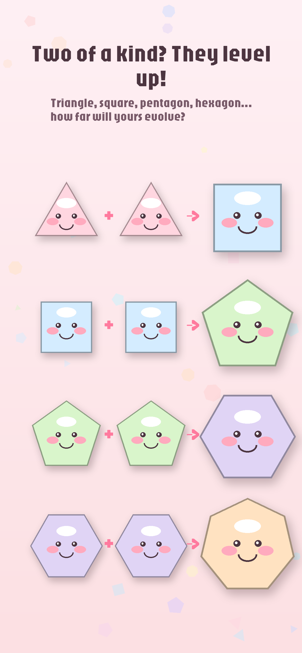 Merging shapes